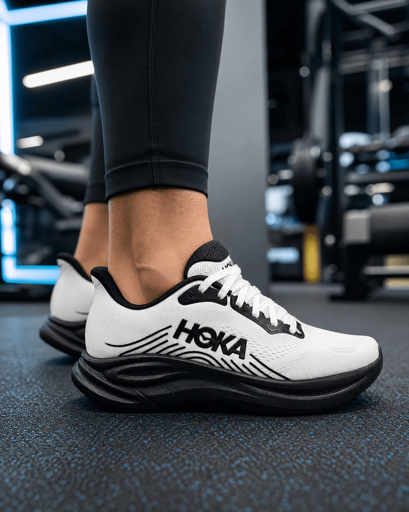 Chaussure_running_HOKA_CLIFTON_11_Blanc_noir