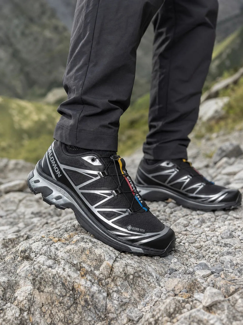 Salomon XT6 black porte pour des activités en hauteurs